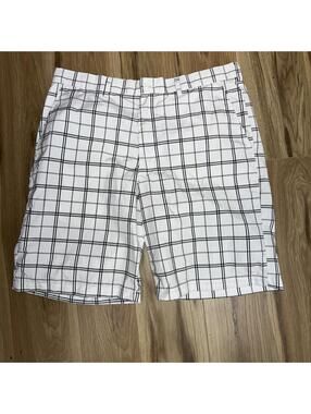 Ben Hogan Performance Golf Shorts Mens 34 White Black Active